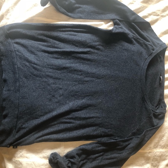 Navy blue TNA long sleeve - Picture 3 of 4